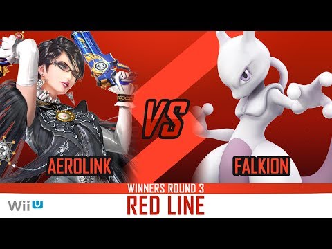 Red Line Smash Week 19 - AeroLink (Bayonetta) Vs. Falkion (MewTwo)
