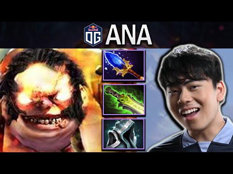OG.ANA SMURF PUDGE WITH 27 KILLS & SHROUD - DOTA 2 7.31B GAMEPLAY