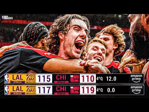 LAKERS X BULLS: the most INSANE 12 seconds of the NBA season!