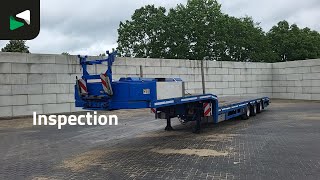 العربات نصف المقطورة عربة مقطورة مسطحة منخفضة Broshuis E-2190/27 Extendable 630cm APK 03/27 Steering Axle | صورة 4 - Autoline