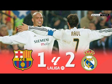 Barcelona 1 x 2 Real Madrid ● La Liga 03/04 Extended Goals & Highlights HD
