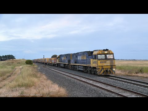 3MA5 Pacific National Container Freight Nears Gheringhap (24/11/2020) - PoathTV Australian  Railways