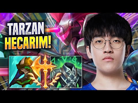 TARZAN IS A MONSTER WITH HECARIM! - LNG Tarzan Plays Hecarim JUNGLE vs Qiyana! | Season 2022