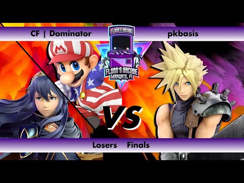 Flynn's Arcade 080 Losers Final - CF | Dominator (Lucina Mario) vs pkbasis (Cloud) SSBU Tournament