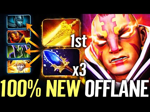 🔥 100% NEW OFFLANE Anti Mage Radiance + Aghanim — 3x Blink Fragment Annoying META Dota 2 Pro
