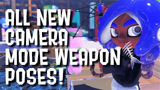 Splatoon 3 | ALL NEW CAMERA MODE WEAPON POSES! (2.0.0 Update)