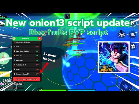 New onion13 script update Blox fruits pvp script