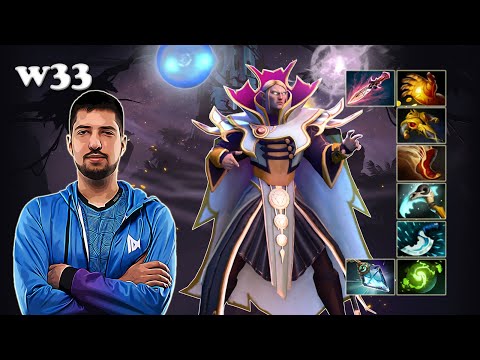 w33 - Invoker Midlane | Dota 2 7.31c Gameplay