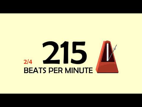 215 BPM 2/4 Metronome