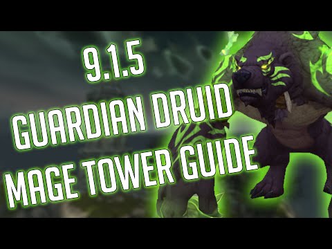 [9.1.5] Tallarni - 9.1.5 GUARDIAN DRUID MAGE TOWER GUIDE