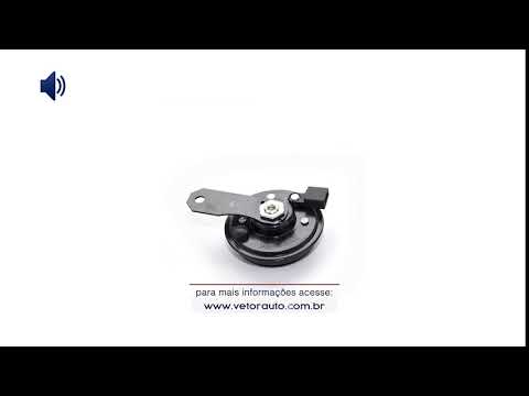 OUÇA O SOM DA BUZINA VT219 - BUZINA ESPECIFICA LINHA TOYOTA 72MM C/CONECTOR VETOR