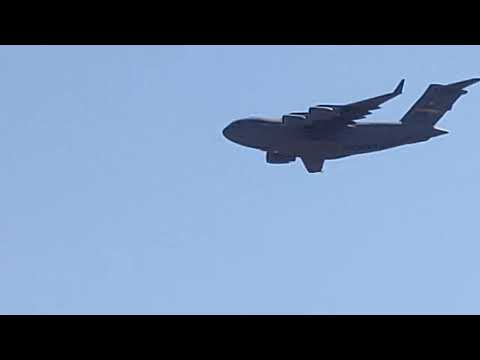 C-17 Globemaster Highspeed Passover, Altus AFB.