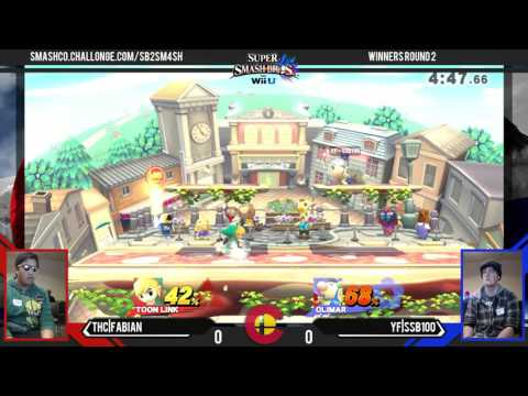 SB2 - THC|Fabian (Toon Link) Vs. YF|SSB100 (Olimar) - WQF - Smash 4