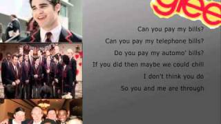 bills bills bills glee lyrics