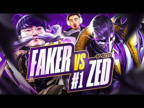 #1 ZED KOREA vs FAKER *15,000 Hours of ZED*