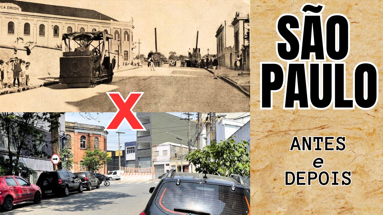 🏮10 Fotos Antigas de SÃO PAULO | ANTES E DEPOIS