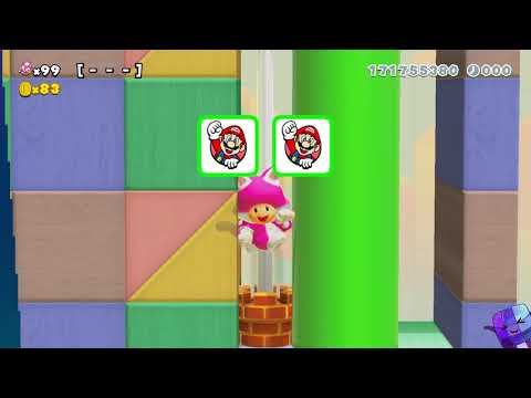 Super Mario Maker 2 🔧 Endless Challenge 6121 - 6128