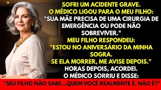 Meu filho disse: “Avise se ela morrer.” Após saber do meu acidente… ele tinha um compromisso!