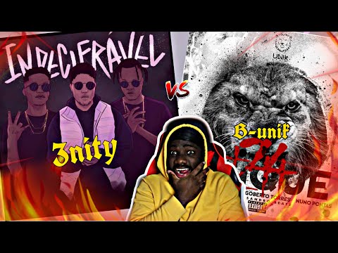 TRINITY 3NITY - INDECIFRÁVEL VS  B-ÜNIK - +244 CLIQUE (React) || Quem trancou o mês???