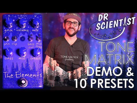 Distortion Pedal! Highly Versatile Dr. Scientist The Elements Overdrive/Distortion Pedal! Low & High Gain, Active EQ, Diodes Clipping + Bass Cut! image 5