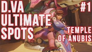 D.Va Ultimate Spots #1 - (Temple of Anubis)