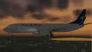 preview picture of video 'X-Plane Landing LIEE Cagliari Elmas'