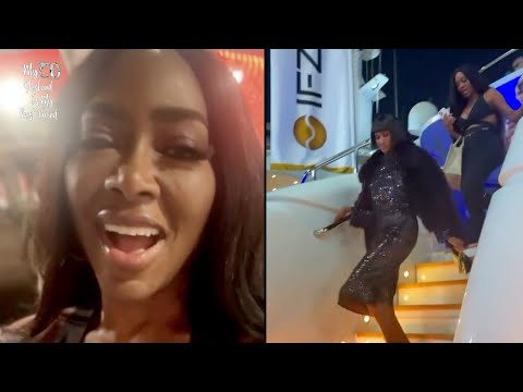 Kenya Moore Attends Yacht Party At F1 Racing Abu Dhabi! 🛥