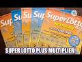 SUPER LOTTO PLUS MULTIPLIER! CA Scratchers