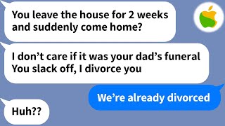 【Apple】 After my father's funeral, I found divorce papers my husband filled out...