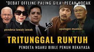 Download lagu DEBAT  OFFLINE PALING GILA DAN KOCAK ! Tritunggal Runtuh, Pendeta AKUI Bible Penuh Rekayasa mp3