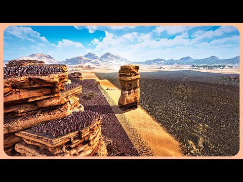 Roman Legion in the Gorge vs 1,000,000 ORC & TROLL - Ultimate Epic Battle Simulator 2 UEBS 2 (4K)