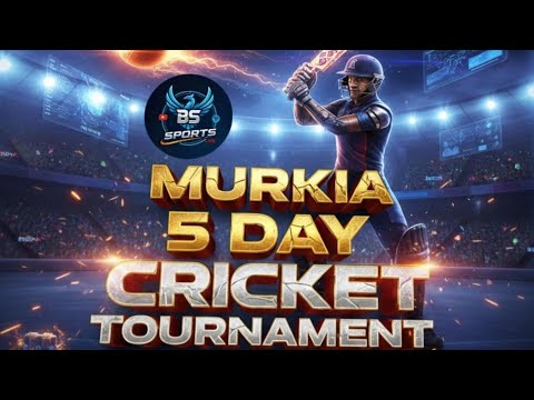 Murkia cricket tournament 2026 Semifinal Match BS SPORTS.'s broadcast