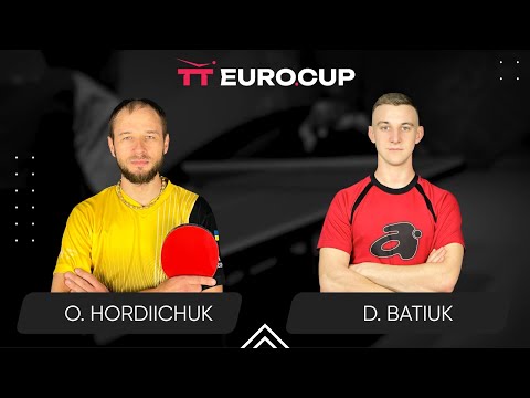 18:00 Oleksandr Hordiichuk - Dmytro Batiuk 06.09.2024 TT Euro.Cup Ukraine Master. TABLE 3