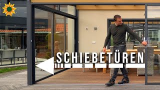 Schiebetüren für Terrassendächer: Befestigung, Unterschiede, Griffe