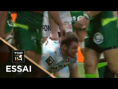 TOP 14 - Essai de Fabien SANCONNIE (R92) - Racing 92 - Pau - J8 - Saison 2020/2021