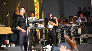 Robin Thicke with Blurred Lines@JazzFest 2014 New Orleans