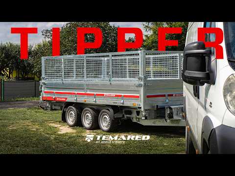 TEMARED TIPPER 4020/3 C S 3,5T, passenger car trailers