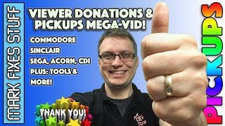 Opening multiple Retro Computer & Gaming Pickups, Donations & New Tools!
