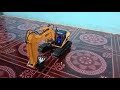 RC Excavator Huina 1550 Mainan Remot Beko Begho Bahan Besi Metal Miniatur Alat Berat Beco Original