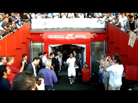 100 Jahre Austria Wien - Figo Allstars, 17.06.11, Vorstellung der Spieler