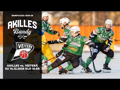 Bandyliigaa: Akilles - Veiterä SU 14.12.2025 klo 15