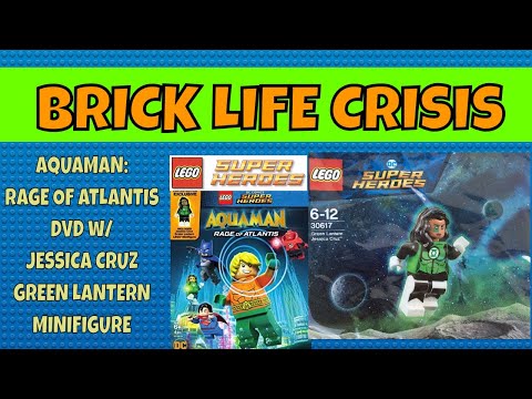 EXCLUSIVE Jessica Cruz GREEN LANTERN & LEGO DC Super Heroes Movie Auquaman: Rage of Atlantis