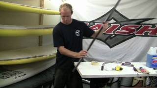 Stand Up Paddle Board Instruction: Lesson 12 - Cut Paddle/Glue Handle