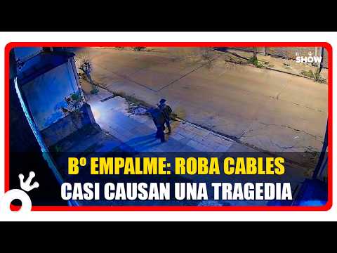 Bº EMPALME roba cables casi causan una tragedia