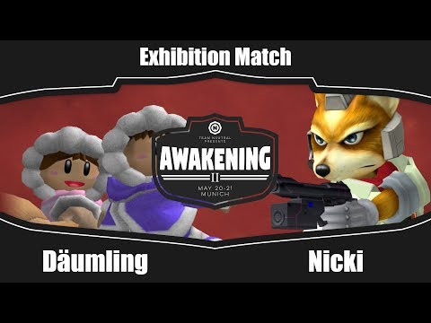 Awakening 2 - pM | Däumling (IC) Vs. Nicki (Fox) - Exhibition Match - Melee Singles