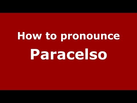How to pronounce Paracelso (Brazilian Portuguese/Brazil)  - PronounceNames.com
