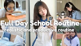 Productive School Day Routine | Realistic and Productive Full School Day Routine