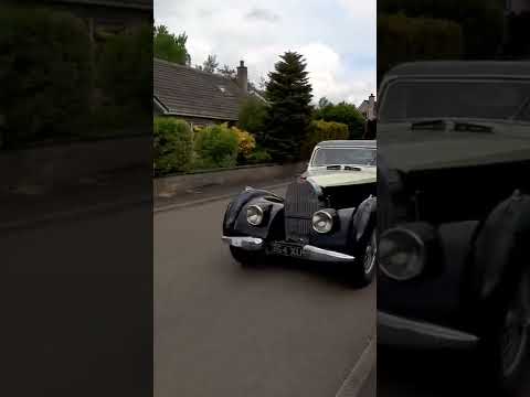driving a 1930 bugatti