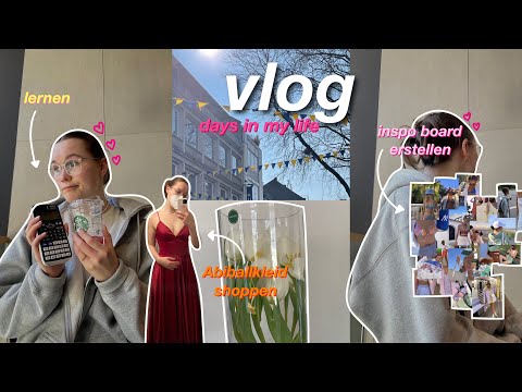 VLOG- Sommer Moodboard erstellen, Abiballkleid, Physik lernen und Köln Trip