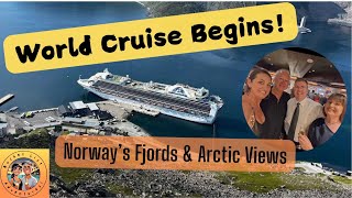 World Cruise Begins! 🇳🇴 Stunning Norway – Bergen, Skjolden & Honningsvåg